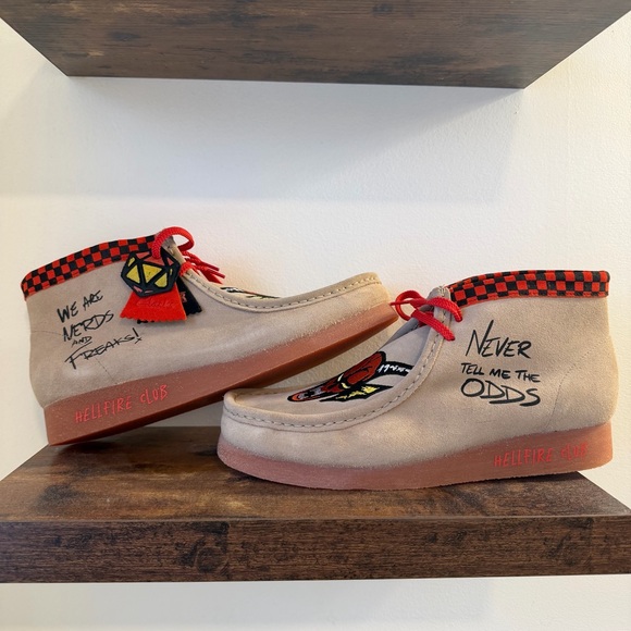 Clarks Other - Clarks Stranger Things x Wallabee Evo 'Hellfire Club'